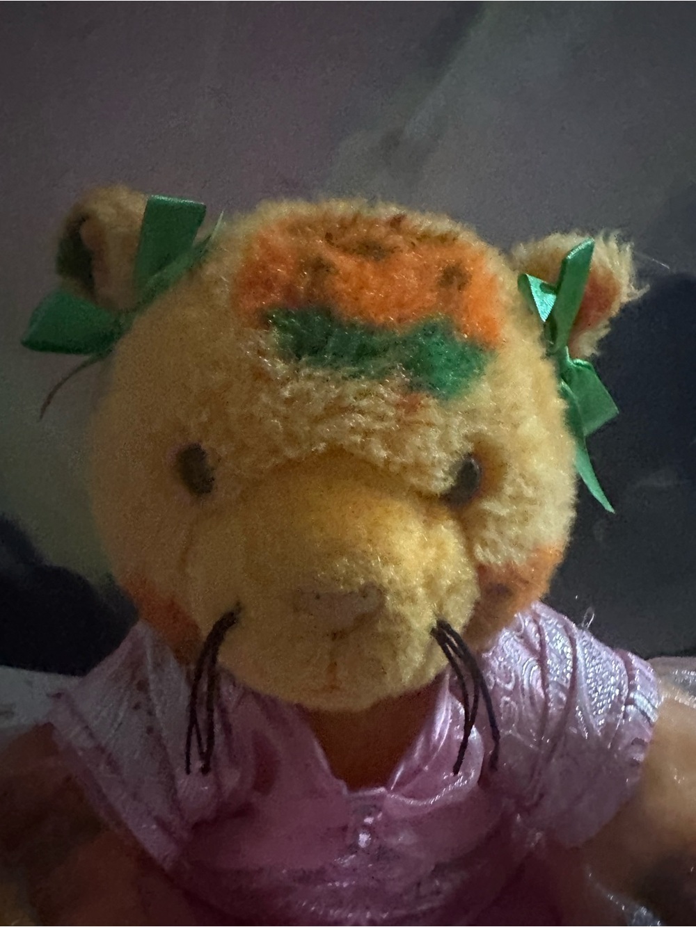 Build-A-Bear emerald green bows retired